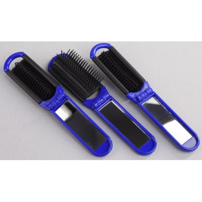 Расческа с зеркалом, синий-3