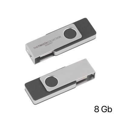 Флеш-карта TWISTA softgrip MS, 8Гб, черный-1