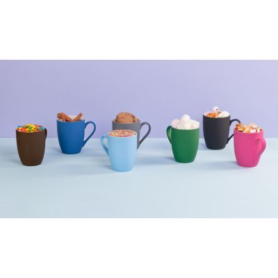Кружка Trend, покрытие soft touch, оранжевый-2