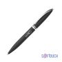Ручка шариковая Rocket, покрытие soft touch, черный