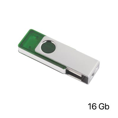 Флеш-карта TWISTA Transparent MS, 16Гб, зеленый-1