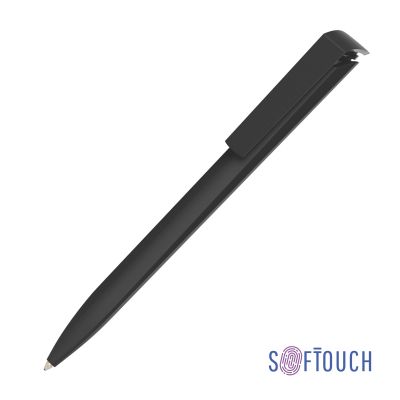 Ручка шариковая TRIAS SOFTTOUCH, черный-0