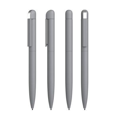 Ручка шариковая Jupiter, покрытие soft touch, серый-2