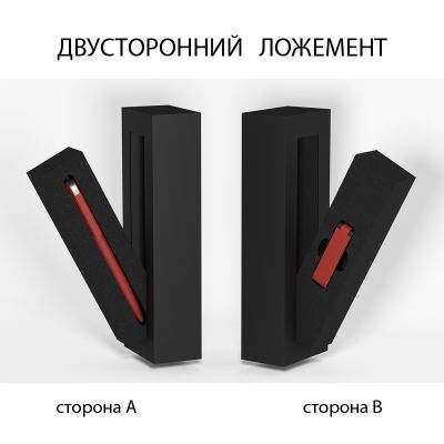 Набор ручка Jupiter + флеш-карта Case 8 Гб в футляре, зеленое яблоко, покрытие soft touch, красный-2