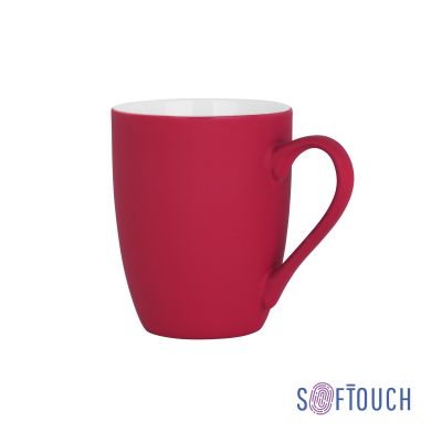 Кружка Trend, покрытие soft touch, красный-0