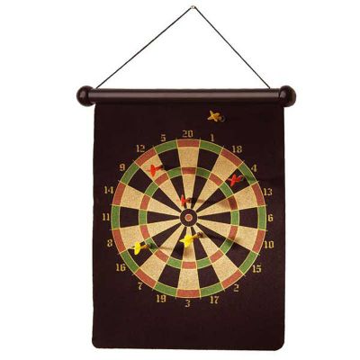 Дартс настенный односторонний, черный-0
