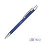 Ручка шариковая Ray, покрытие soft touch, синий
