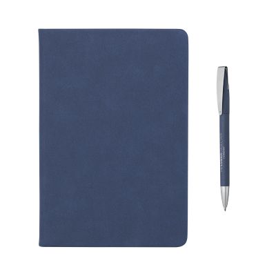 Подарочный набор Латина, покрытие soft grip, синий-1