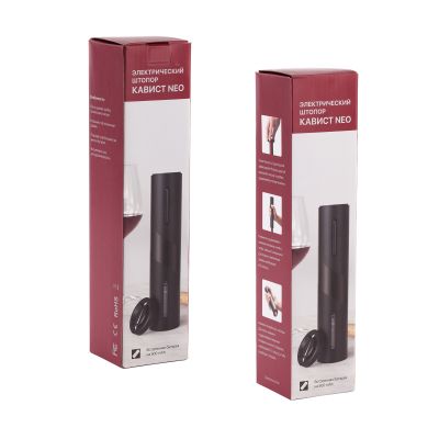 Штопор электрический Кавист neo с батареей, 500 mAh, черный-5