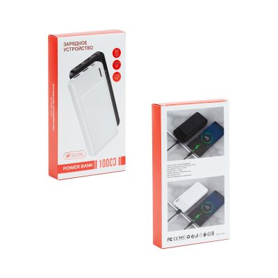 Зарядное устройство Ten 10000 mAh, белый-3