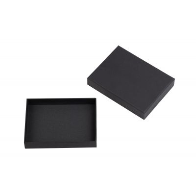 Подарочная коробка без ложемента (крышка-дно, 15,5 х 2,7 х 11,5 см), черный-1