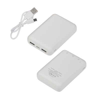 Зарядное устройство Compact+, 10000 mAh, белый-4
