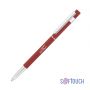 Ручка шариковая Star, розовый, покрытие soft touch#, красный