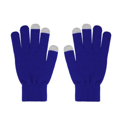 Перчатки женские для работы с сенсорными экранами, синие#, синий-0