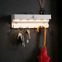 Ключница KeyHub с подсветкой, белый