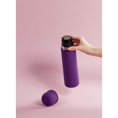 Термос Крит 500 мл, покрытие soft touch, фиолетовый-1