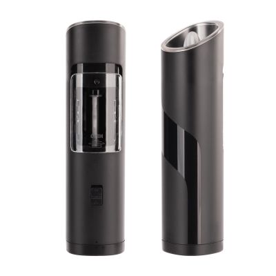 Гравитационная электрическая мельница Модерн для специй, черный-4