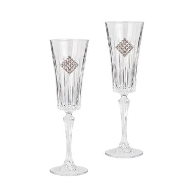 Набор для шампанского Rombo Regina, 6 фужеров, прозрачный-0