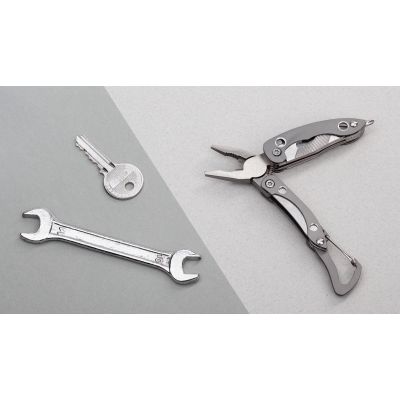 Мультитул Duty 9в1, серый-1