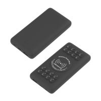 Беспроводное зарядное устройство Twenty SOFTTOUCH, 20000 mAh, черный