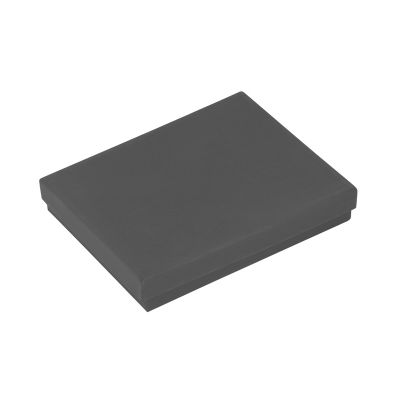 Набор визитница с брелоком в коробке, синий-1