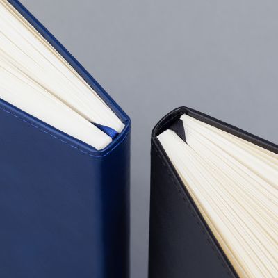 Ежедневник недатированный Сицилия, формат А5, черный, черный-3