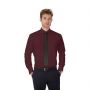 Рубашка мужская с длинным рукавом Black Tie LSL/men, бордовый