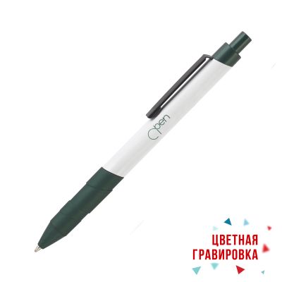 Ручка шариковая Orlando, зеленый-0