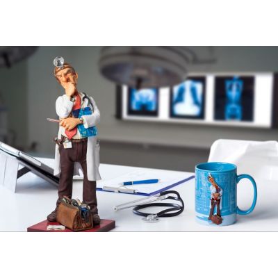 Кружка Доктор, голубой-2