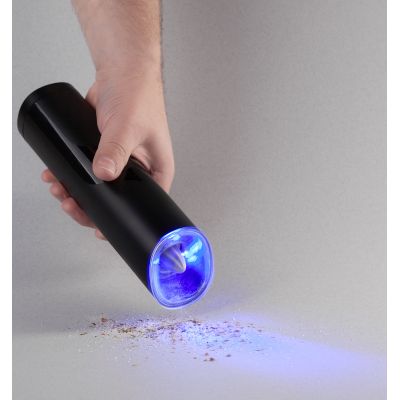 Гравитационная электрическая мельница Модерн для специй, черный-2