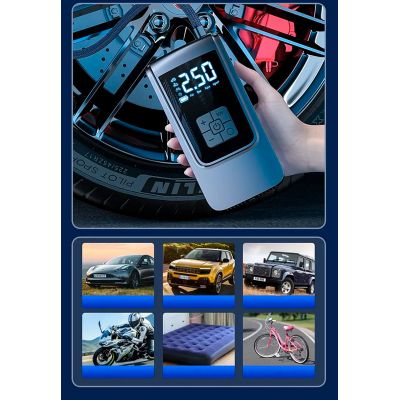 Беспроводной компрессор Pitstop, черный-7