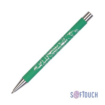 Ручка шариковая Aurora, покрытие soft touch, зеленое яблоко-0