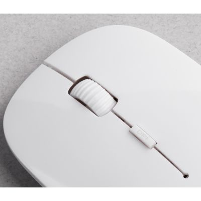 Беспроводная компьютерная мышь Freerider с антибактериальной защитой, белый-3