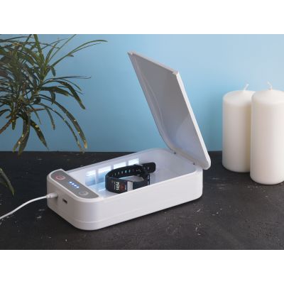 УФ-стерилизатор с беспроводным зарядным устройством, белый-6