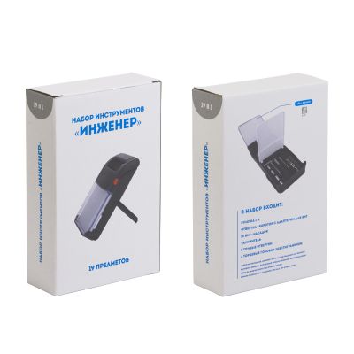 Набор инструментов Инженер, черный с белым-5
