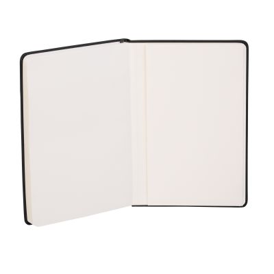 Ежедневник недатированный Милан, А5, покрытие soft touch, черный-4