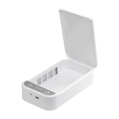 УФ-стерилизатор с беспроводным зарядным устройством, белый-3