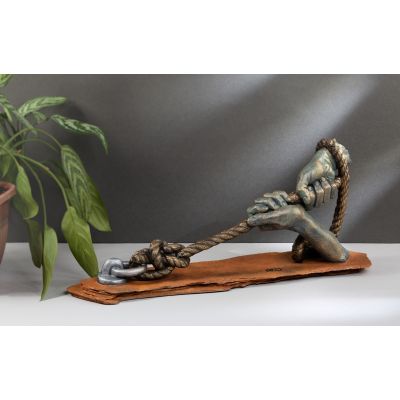 Скульптура Усилие, бронзовый-1