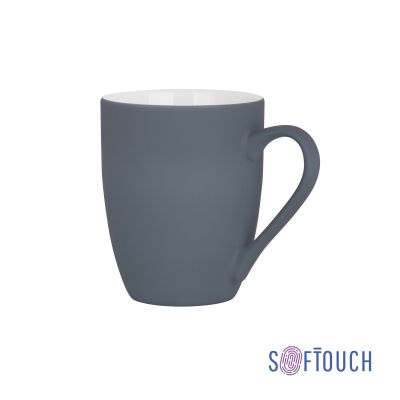 Кружка Trend, покрытие soft touch, серый-0