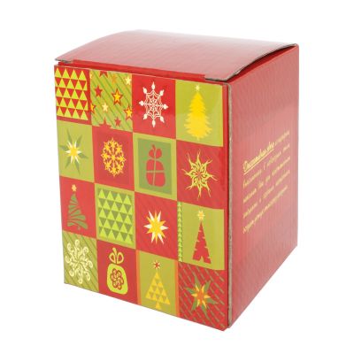 Свеча Дед Мороз, красный-1