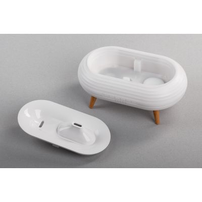 Увлажнитель воздуха Smart Air с bluetooth-колонкой, мелодиями и релаксирующими шумами, с подсветкой и ароматизатором, белый-1