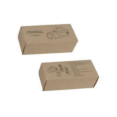 Набор инструментов Expert с фонарем, черный с серым-6