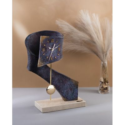 Часы Пространство, бронзовый-1