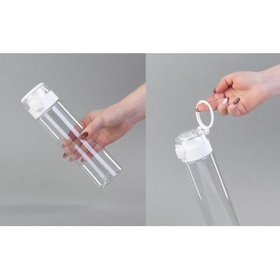 Бутылка для воды Vita 600 мл, белый-3