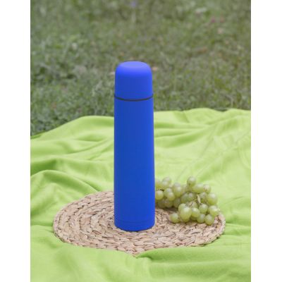 Термос Родос, покрытие soft touch, 1 л., синий-2