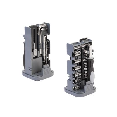 Набор инструментов Expert с фонарем, черный с серым-3