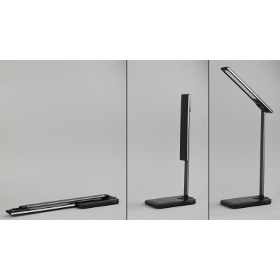 Лампа с беспроводным зарядным устройством High Light, черный-2