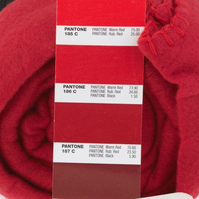 Плед Байкал, красный-3