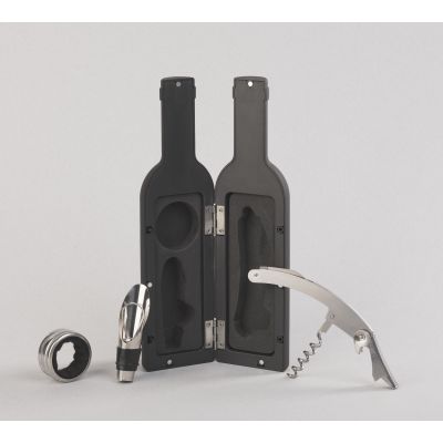 Набор винный Виват в футляре, черный-3