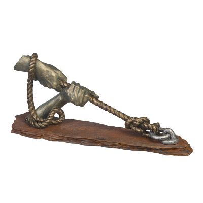 Скульптура Усилие, бронзовый-0